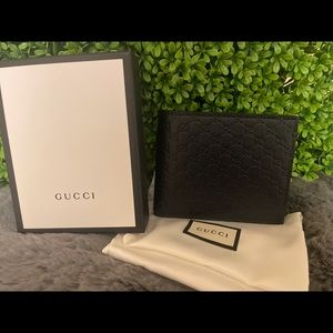 Mens Black Gucci Wallet
